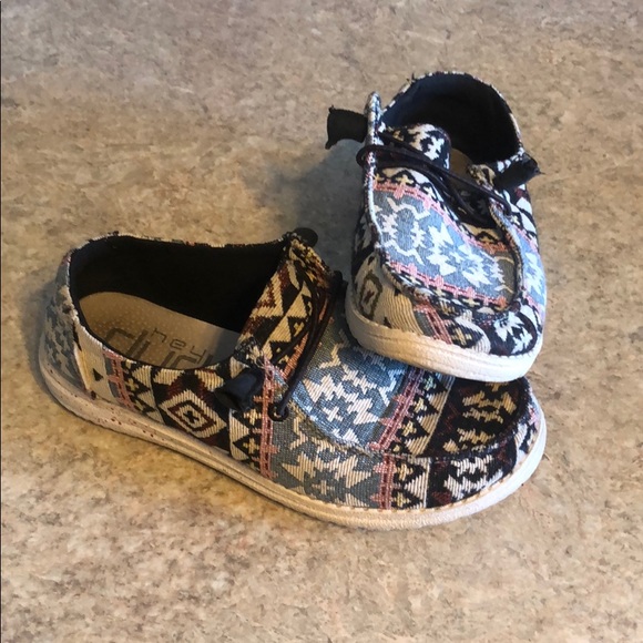 Womens aztec hey dudes Clearance